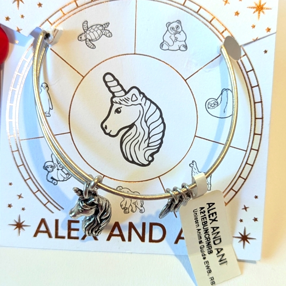Alex and Ani Silver Unicorn Kids Bracelet